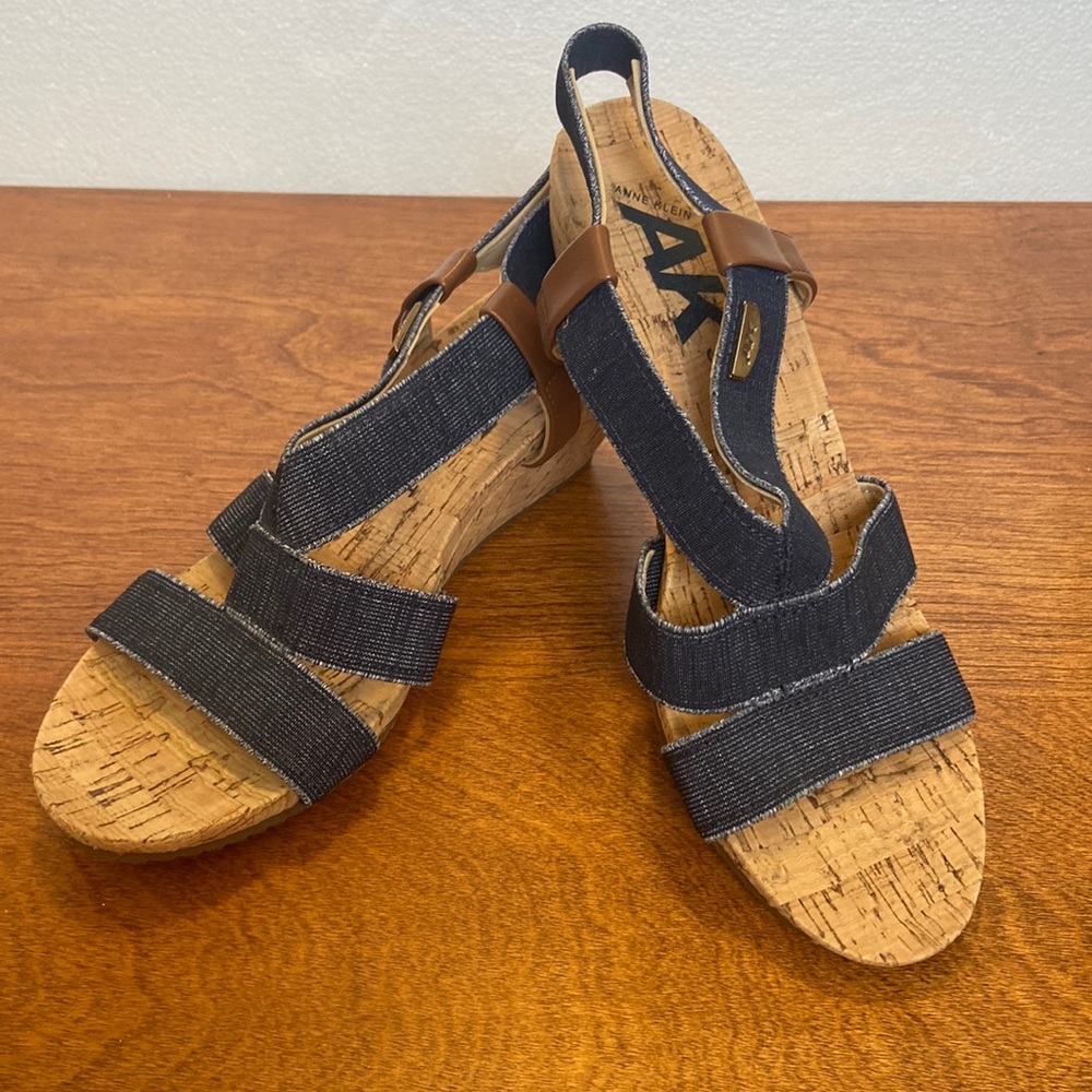 NWOT Anne Klein Sport cork heel 8 1/2
